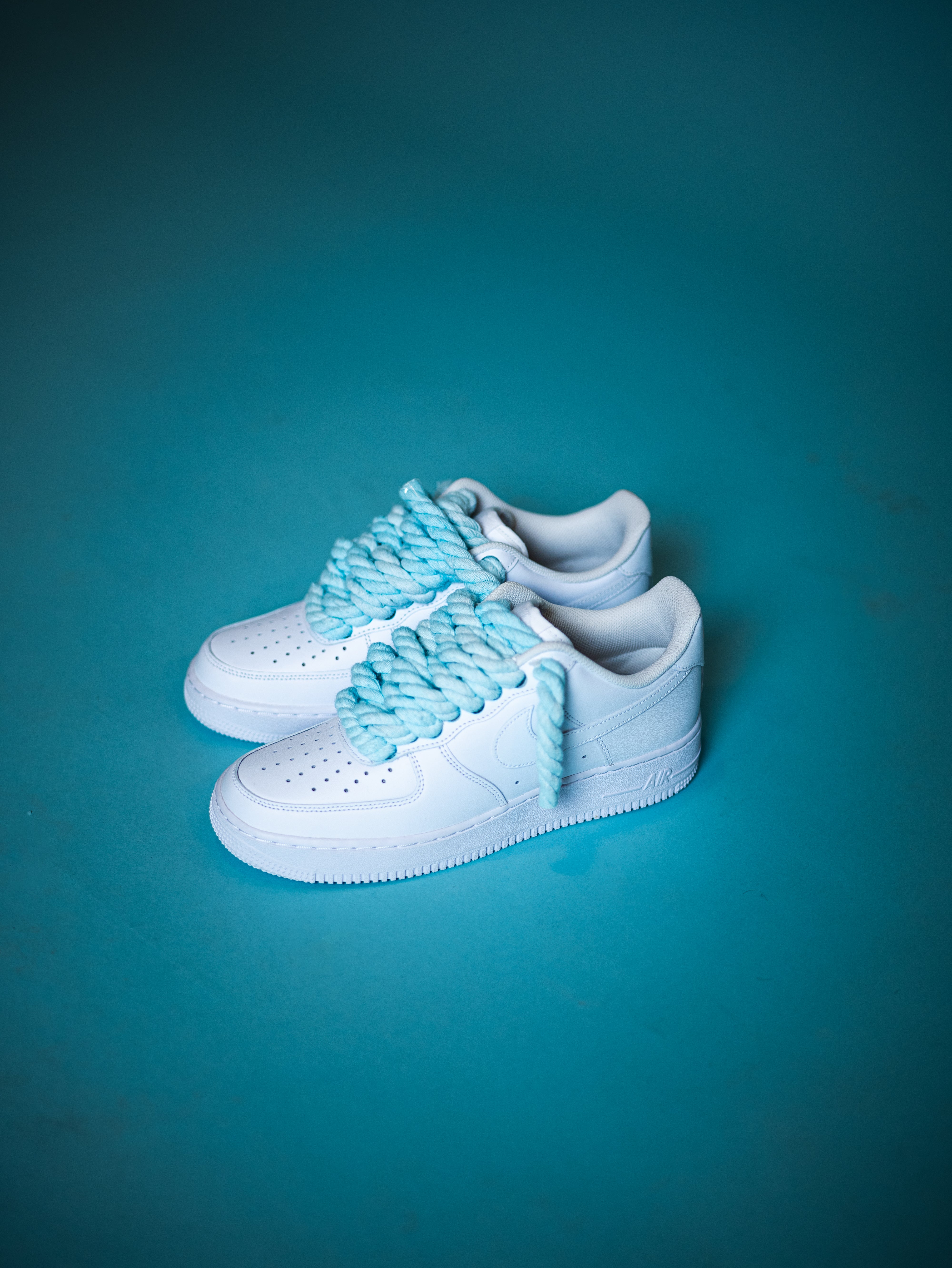 ROPE LACES - Ice blue