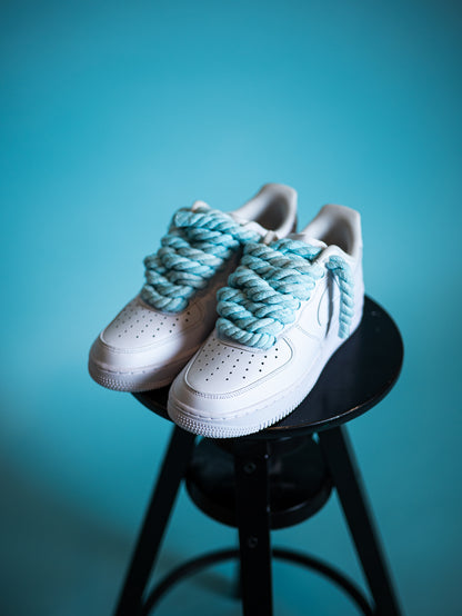 ROPE LACES - Ice blue